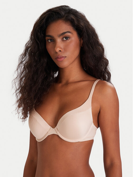 Triumph Сутиен push-up Body Make-Up Soft Touch 10205991 Бежов цвят на ниска цена