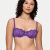 Triumph Сутиен балконет Comfort Glam 10224928 Виолетов цвят на ниска цена