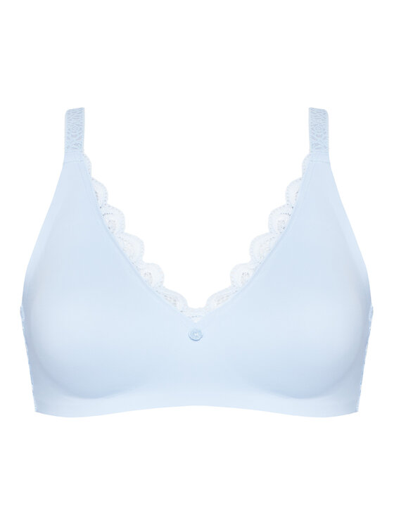 Triumph Сутиен без банели Amourette 10210668 Светлосиньо цвят на ниска цена