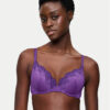 Triumph Сутиен с банели Comfort Glam 10224965 Виолетов цвят на ниска цена