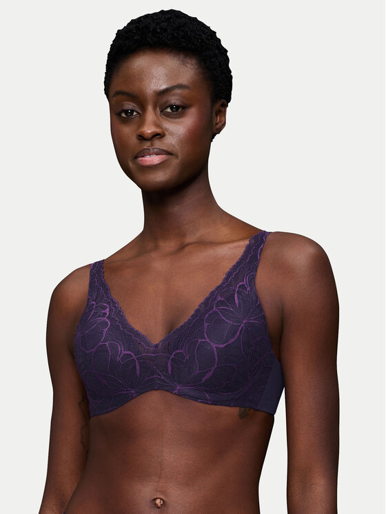 Triumph Сутиен с банели Illusion 10219710 Син цвят на ниска цена