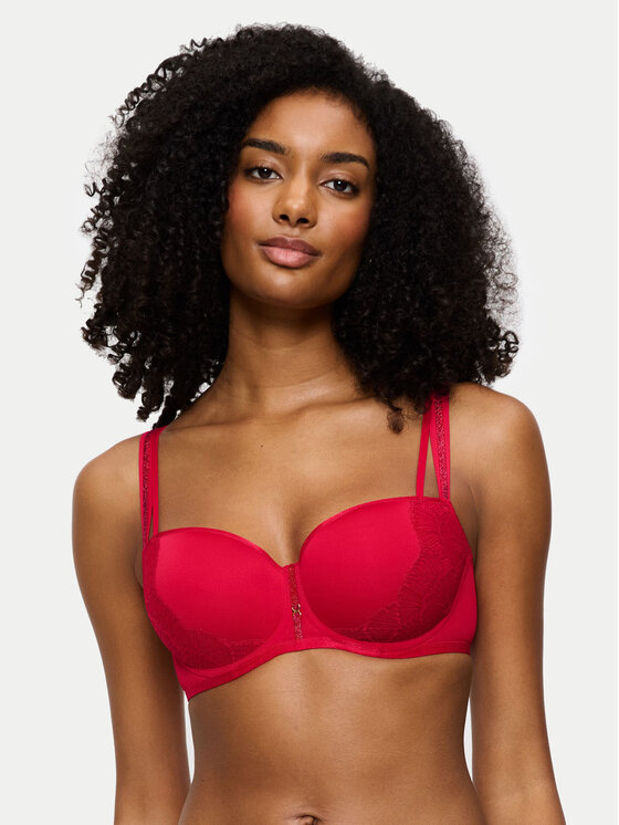 Triumph Сутиен с банели Palina Moonlight Kiss 10224803 Червен цвят на ниска цена