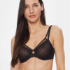 Triumph Сутиен с банели Triumph Signature Sheer W01 EX 10215906 Черен цвят на ниска цена
