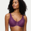Triumph Сутиен с банели Wild Rose Sensation 10205953 Виолетов цвят на ниска цена