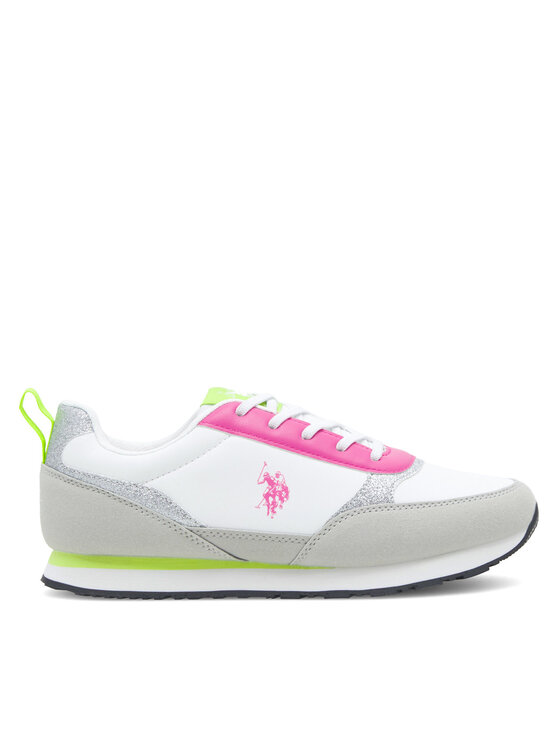 U.S. Polo Assn. Сникърси NOBIK013 Бяло злато цвят на ниска цена