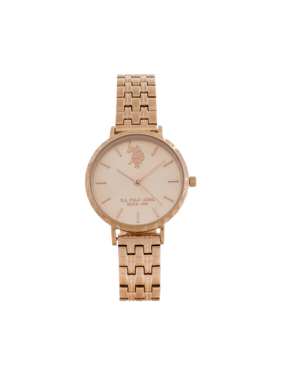 U.S. Polo Assn. Часовник Arya USP8371RG Златист цвят на ниска цена