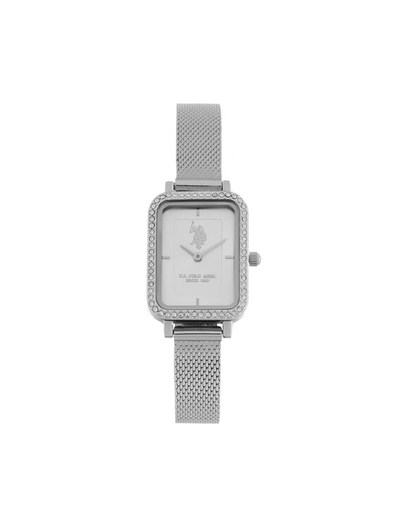 U.S. Polo Assn. Часовник Odette USP8385ST Сребрист цвят на ниска цена