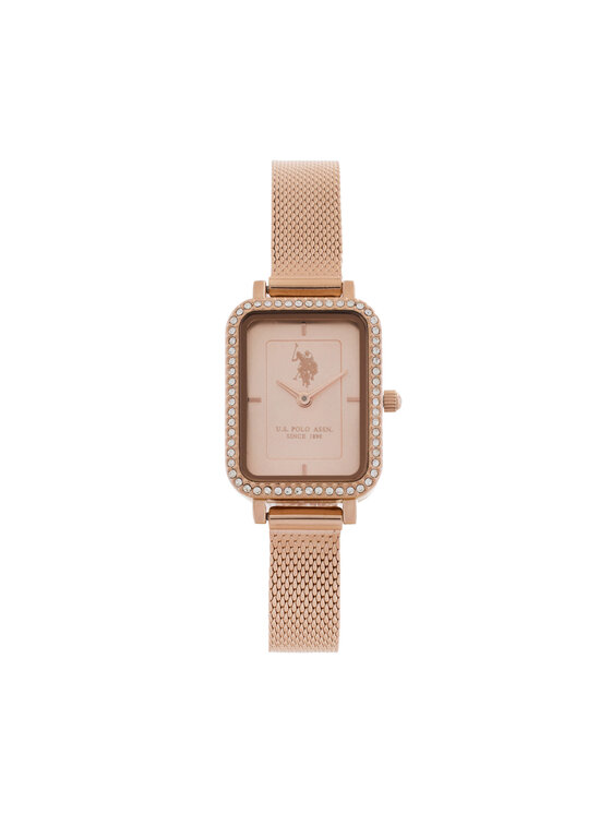 U.S. Polo Assn. Часовник Odette USP8387RG Златист цвят на ниска цена