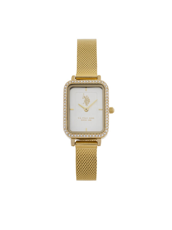 U.S. Polo Assn. Часовник Odette USP8389YG Златист цвят на ниска цена