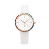 U.S. Polo Assn. Часовник Rainbow USP8427WH Бял цвят на ниска цена