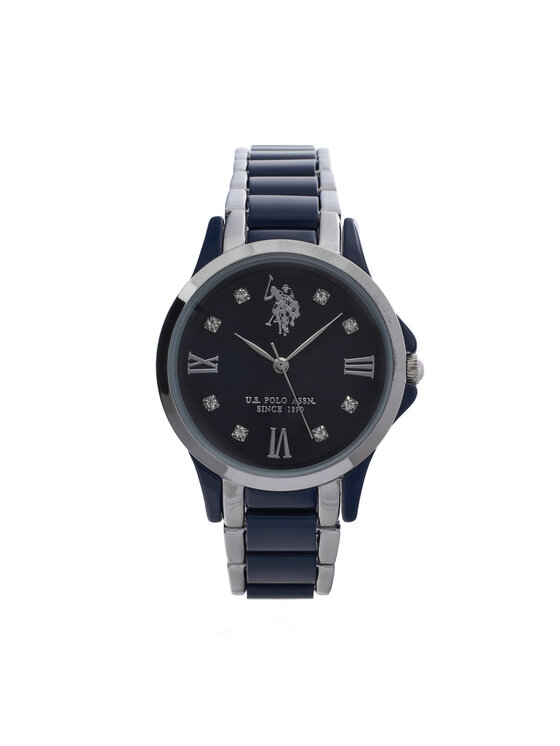 U.S. Polo Assn. Часовник Selena USP8380BL Тъмносин цвят на ниска цена