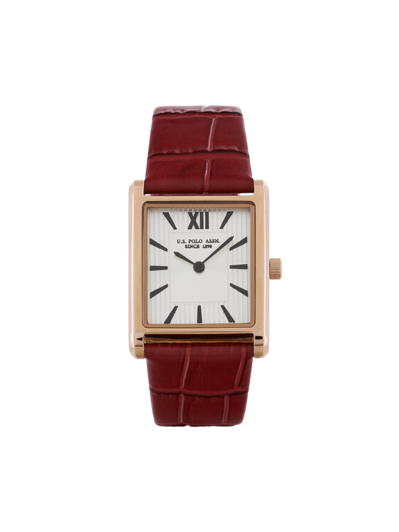 U.S. Polo Assn. Часовник Vivian USP8414RG Червен цвят на ниска цена