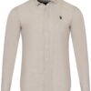 US POLO ASSN. - Мъжка ленена риза CALE US Polo Assn