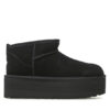Ugg Апрески W Classic Ultra Mini Platform 1135092 Черен цвят на ниска цена