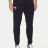 Under Armour Долнище анцуг Ua Rival Terry Jogger 1380843-001 Черен Fitted Fit цвят на ниска цена