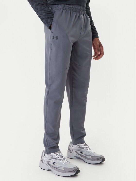 Under Armour Долнище анцуг Unstoppable 6003861 Сив Loose Fit цвят на ниска цена