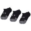 Under Armour Къси чорапи Heatgear No Show Sock 1346755-001 Черен цвят на ниска цена