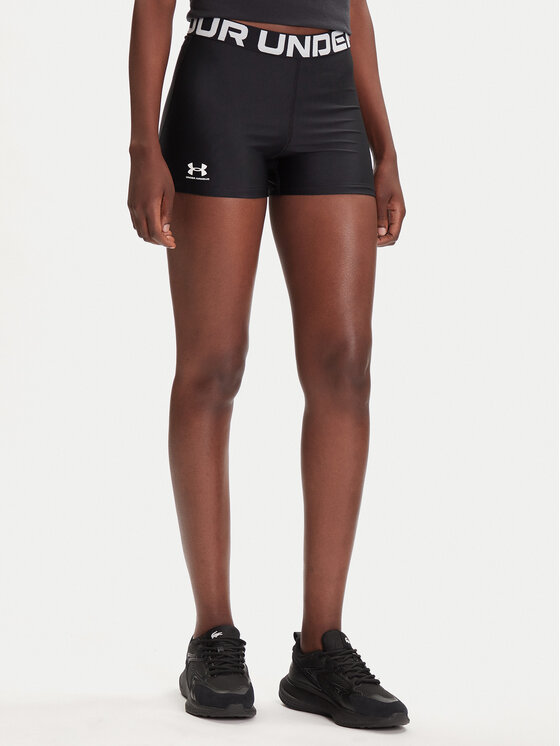Under Armour Спортни шорти Ua Hg Authentics Shorty 1383629-001 Черен Compression Fit цвят на ниска цена