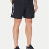 Under Armour Спортни шорти Ua Woven Wdmk Shorts 1383356-001 Черен Loose Fit цвят на ниска цена