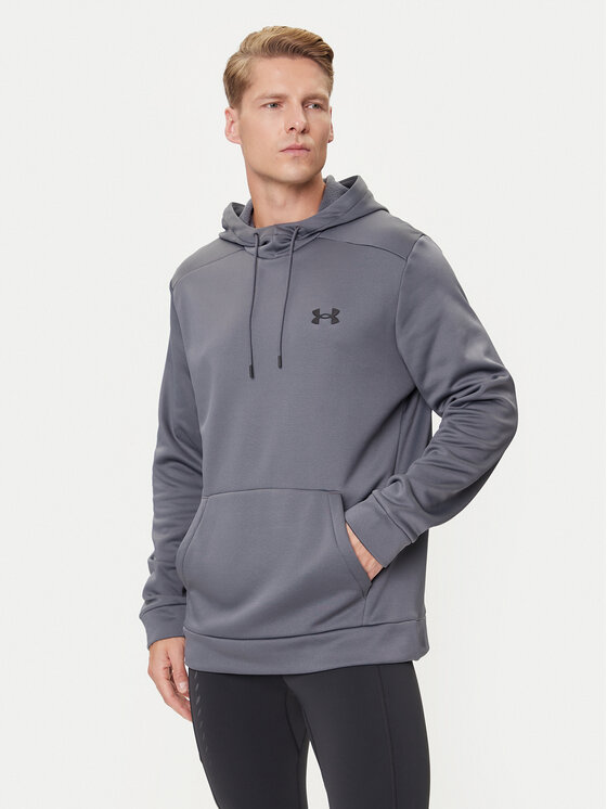 Under Armour Суитшърт UA Armour Fleece 1373353 Сив Regular Fit цвят на ниска цена