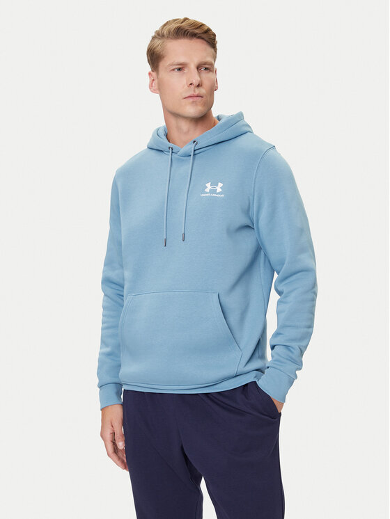Under Armour Суитшърт Ua Essential 1373880 Светлосиньо Loose Fit цвят на ниска цена