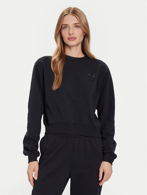 Under Armour Суитшърт Ua Icon 6003675 Черен Loose Fit цвят на ниска цена