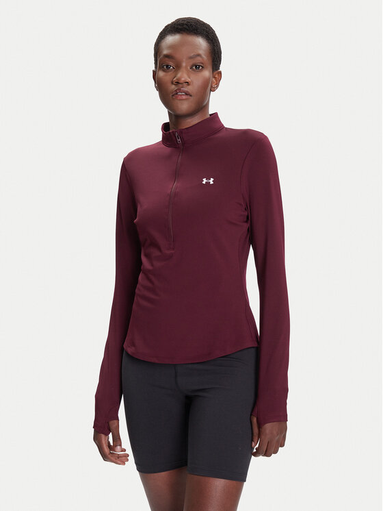 Under Armour Суитшърт от техническо трико Ua Motion 6001618 Бордо Slim Fit цвят на ниска цена