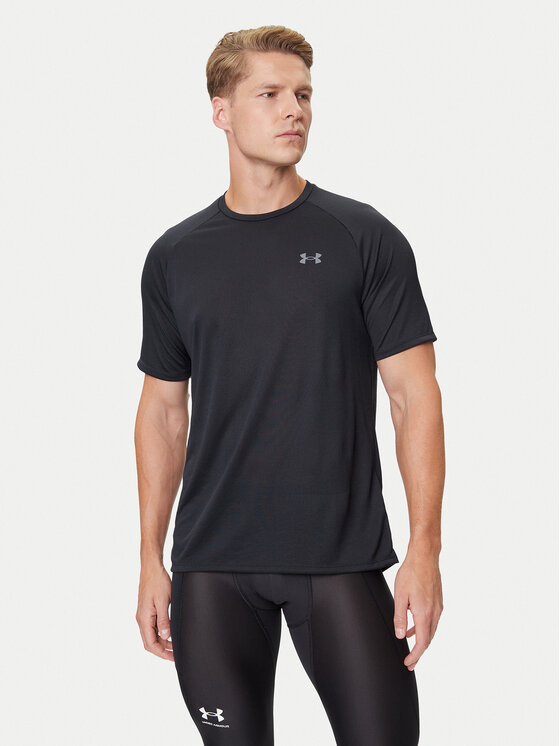 Under Armour Тишърт 1326413 Черен Regular Fit цвят на ниска цена