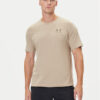 Under Armour Тишърт UA Left Chest Logo 1326799 Бежов Loose Fit цвят на ниска цена