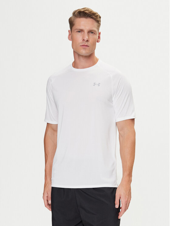 Under Armour Тишърт UA Tech 2.0 1326413 Бял Regular Fit цвят на ниска цена