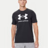 Under Armour Тишърт Ua Sportstyle Logo Update Ss 1382911-001 Черен Loose Fit цвят на ниска цена