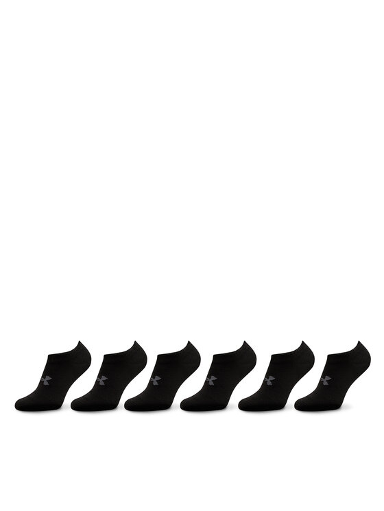 Under Armour Чорапи тип терлици Ua Essential No Show 6Pk 1382611-001 Черен цвят на ниска цена