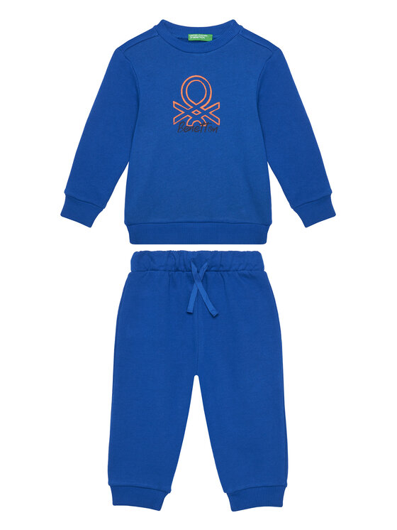 United Colors Of Benetton Анцуг 3J68GK00S Син Regular Fit цвят на ниска цена