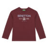 United Colors Of Benetton Блуза 3I1XC10Q3 Бордо Regular Fit цвят на ниска цена