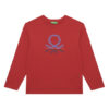 United Colors Of Benetton Блуза 3I1XC10Q3 Червен Regular Fit цвят на ниска цена