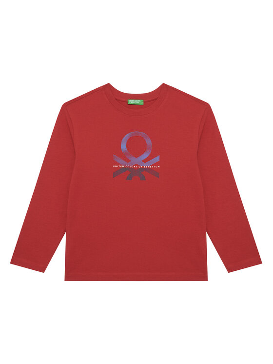 United Colors Of Benetton Блуза 3I1XC10Q3 Червен Regular Fit цвят на ниска цена