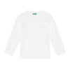 United Colors Of Benetton Блуза 3I1XC10QS Бял Regular Fit цвят на ниска цена