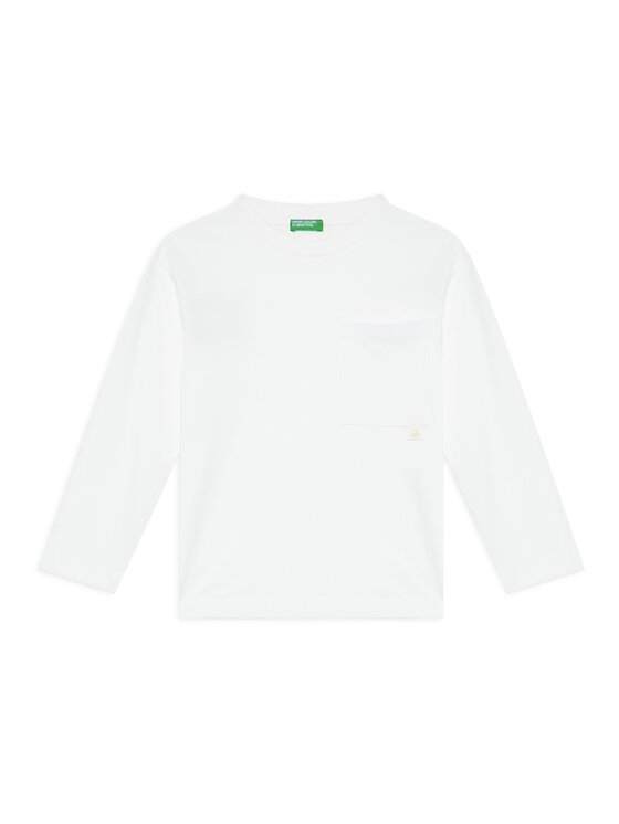 United Colors Of Benetton Блуза 3I1XC10QS Бял Regular Fit цвят на ниска цена