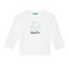 United Colors Of Benetton Блуза 3I1XG10JZ Бял Regular Fit цвят на ниска цена