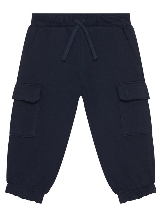 United Colors Of Benetton Долнище анцуг 3J68GF045 Тъмносин Regular Fit цвят на ниска цена