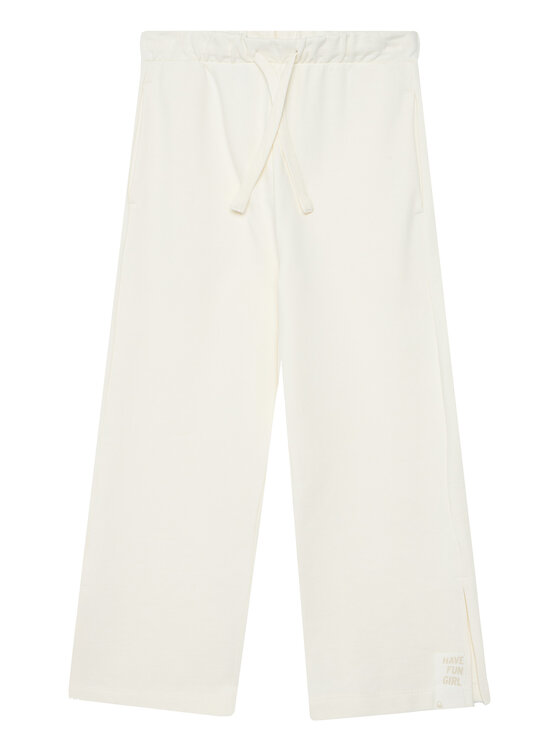 United Colors Of Benetton Долнище анцуг 3NBMCF06K Екрю Relaxed Fit цвят на ниска цена