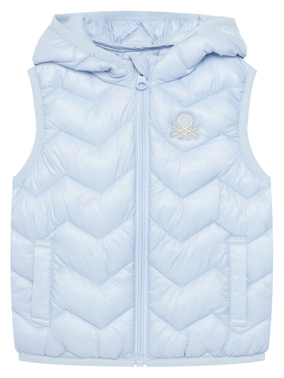 United Colors Of Benetton Елек 21INGJ00H Светлосиньо Regular Fit цвят на ниска цена