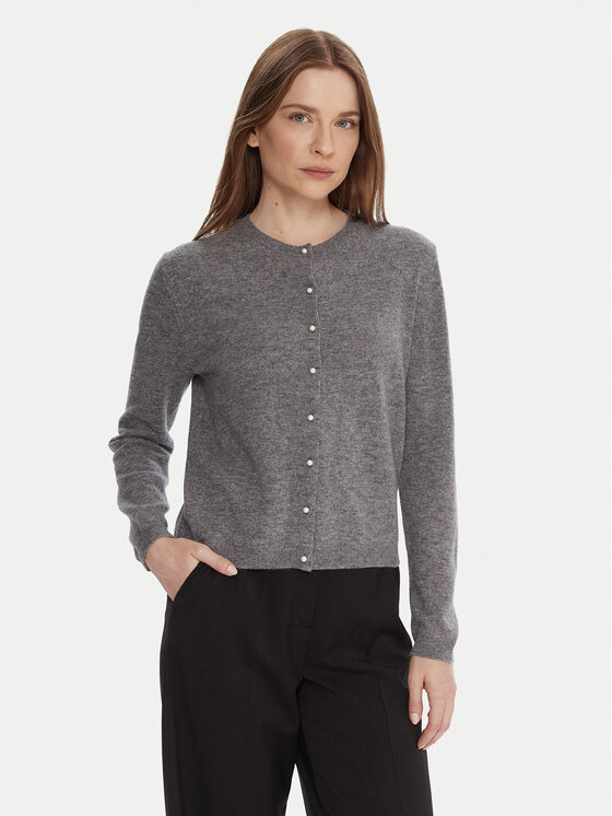 United Colors Of Benetton Кардиган 1002D501U Сив Regular Fit цвят на ниска цена