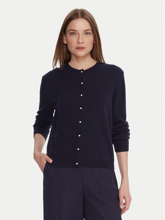 United Colors Of Benetton Кардиган 1002D501U Тъмносин Regular Fit цвят на ниска цена