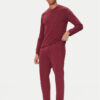United Colors Of Benetton Пижама 3VD04P02W Бордо Regular Fit цвят на ниска цена