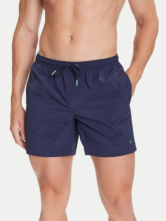 United Colors Of Benetton Плувни шорти 5YLF6X00V Тъмносин Regular Fit цвят на ниска цена