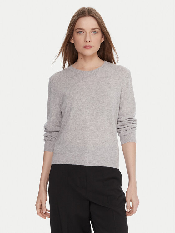 United Colors Of Benetton Пуловер 1002D10BG Сив Relaxed Fit цвят на ниска цена