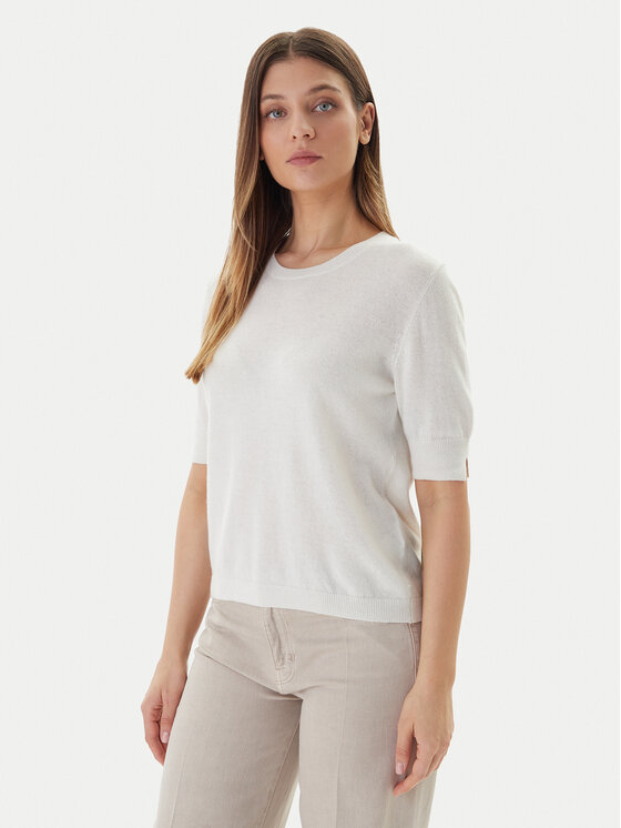 United Colors Of Benetton Пуловер 1002D10D2 Бежов Regular Fit цвят на ниска цена