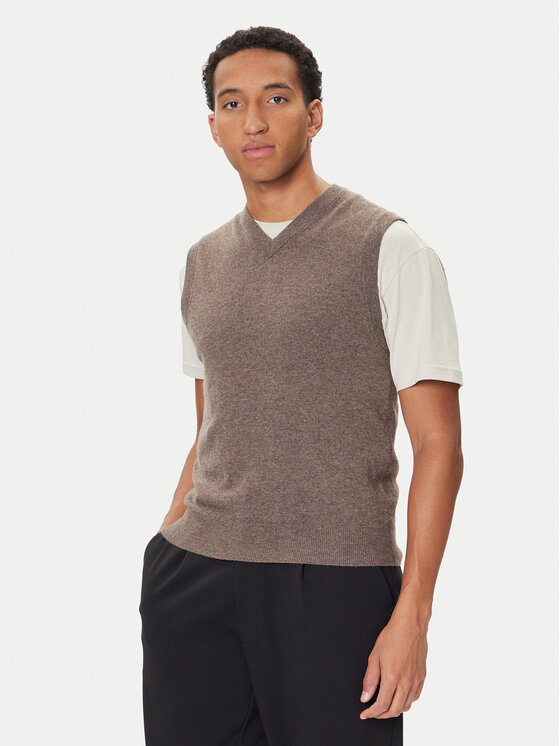 United Colors Of Benetton Пуловер 1002U400L Сив Regular Fit цвят на ниска цена