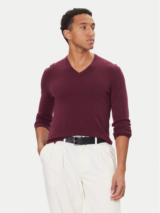 United Colors Of Benetton Пуловер 1002U4407 Виолетов Regular Fit цвят на ниска цена